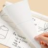 50 Sheets Flip-Up Draft Notebook 16K Note Paper Multi-purpose Draft Book  Students