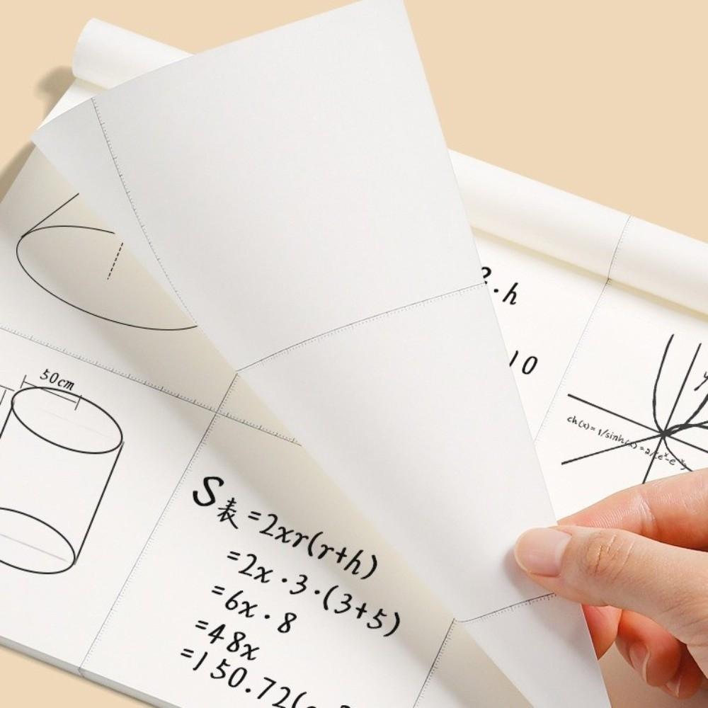 50 Sheets Flip-Up Draft Notebook 16K Note Paper Multi-purpose Draft Book Students