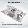 318 340 360 Air Gap Intake Manifold for Chrysler Dodge Challenger 318 360 5.2L Small Block