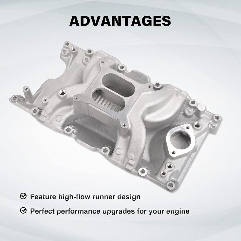 318 340 360 Air Gap Intake Manifold for Chrysler Dodge Challenger 318 360 5.2L Small Block