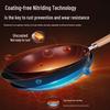 Supor Traditional 30cm Flat Bottom Iron Wok with Lid