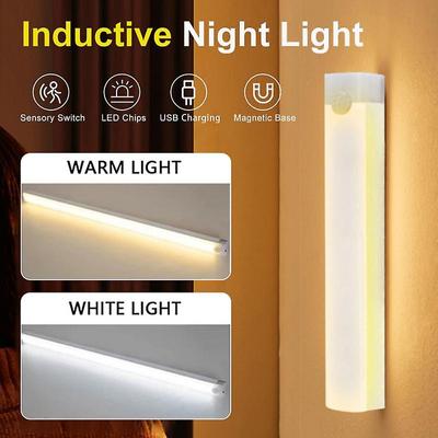 LED noční světlo Bezdrátové pohybové čidlo Skříňkové světlo Dobíjecí lampa Led světlo Skříňka Kuchyňské osvětlení Magnetická noční světla