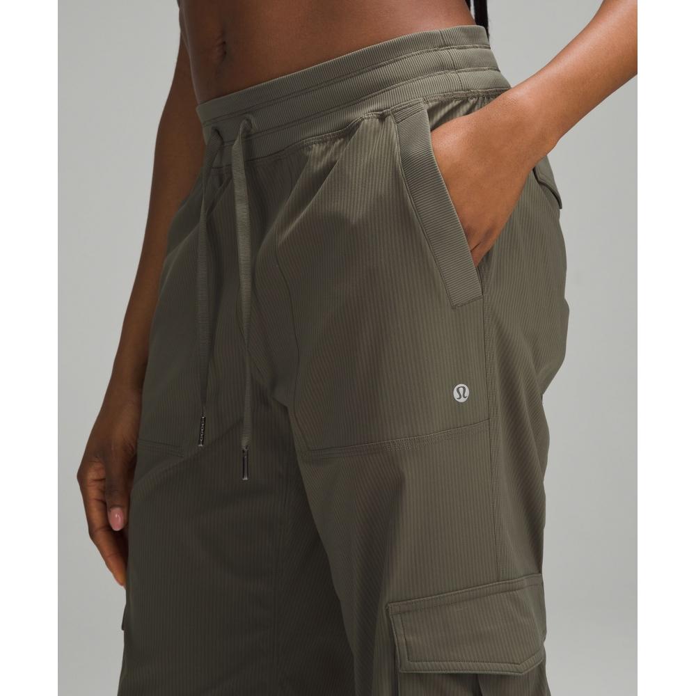 Lululemon Dance Studio Relaxed Fit Mid Rise Cargo Pant Army Green