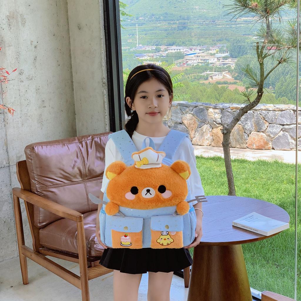 Schoolbag New Children's Bag Cartoon Cute Kindergarten School Bag Fashion Trend Boys and Girls Casual Backpack Large Capacity Backpack