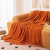 Light Luxury Solid Color Sofa Blanket - Air Conditioning, Decorative, Office Nap, Homestay, Autumn/Winter Use