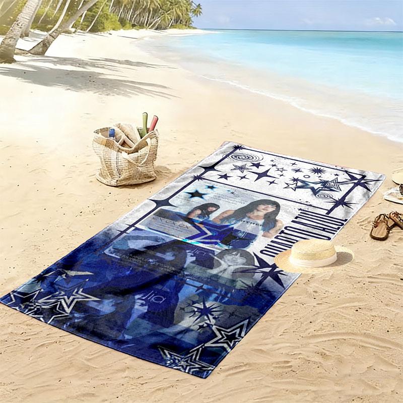 Aitana Print Beach Towel, Large Soft Quick Dry Towel for Beach Camping Swimming