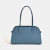 New Large-capacity Boston Bag Women's Commuter First-layer Cowhide Tote Bag Single Shoulder Axillary Bag High-end Bowling Bag