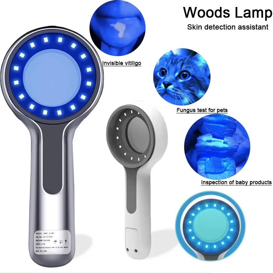 NEW UV Magnifying Woods Lamp Skin Analyzer Facial Beauty Testing Light for Skin Care Analysis Detection