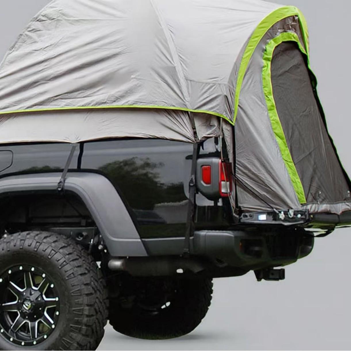 

Truck Bed Tent: Double Layer, Sun & Rain Protection for Camping 152.4 x 106.7 x 167.6 cm