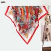 Seidenschal mit Blumenprint: Vielseitiges Damen-Accessoire, Leichter Luxus, Bestseller