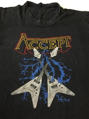 Accept Band Black TShirt Cotton Unisex Gift For Men Women BL2.258 Unisex T-Shirt