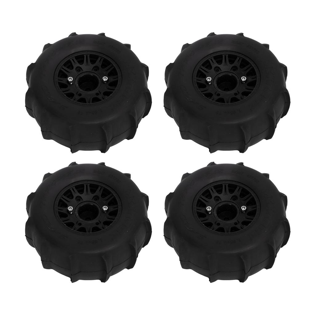 4 PCS RC Car Snow Wheels Tires Excellent Grip Thickened Weighted RC Car Accessories with 12mm 14mm 17mm Colligator