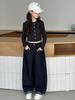 2025 Autumn Girls' Korean-Style Loose Wide-Leg Jeans for Middle & Big Kids