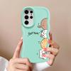 Soft Phone Cover Case for Samsung Galaxy S22 Ultra S24 S20 FE A25 S25 S21 A26 S23 Plus A55 A54 A34 A35 A24 A36 Cute Cartoon Cat