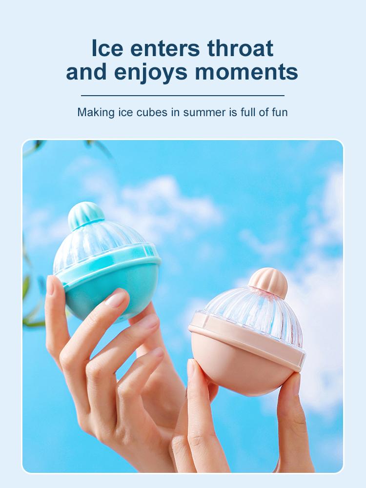 Round Ball Ice Cube Mold Ice Ball Maker Whiskey Round Hockey Mold Light Bulb Shape Ice Cube Mold Mould Round Cube Tray Ice Cream