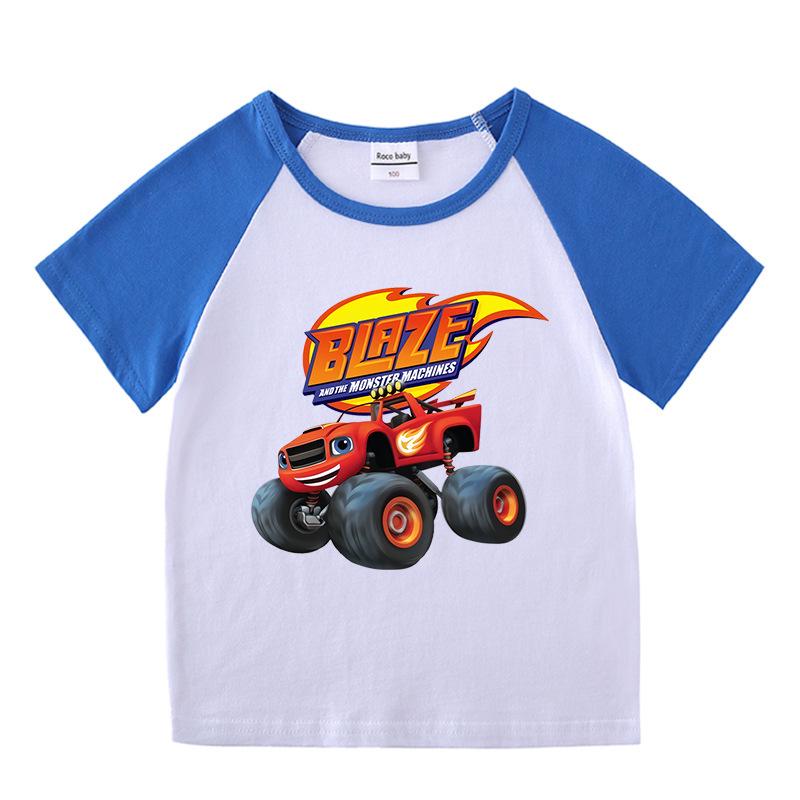 Kids' 2026 Summer Raglan T-Shirt - Short Sleeve, Unisex Top for Boys and Girls, Baby Half Sleeve Tee