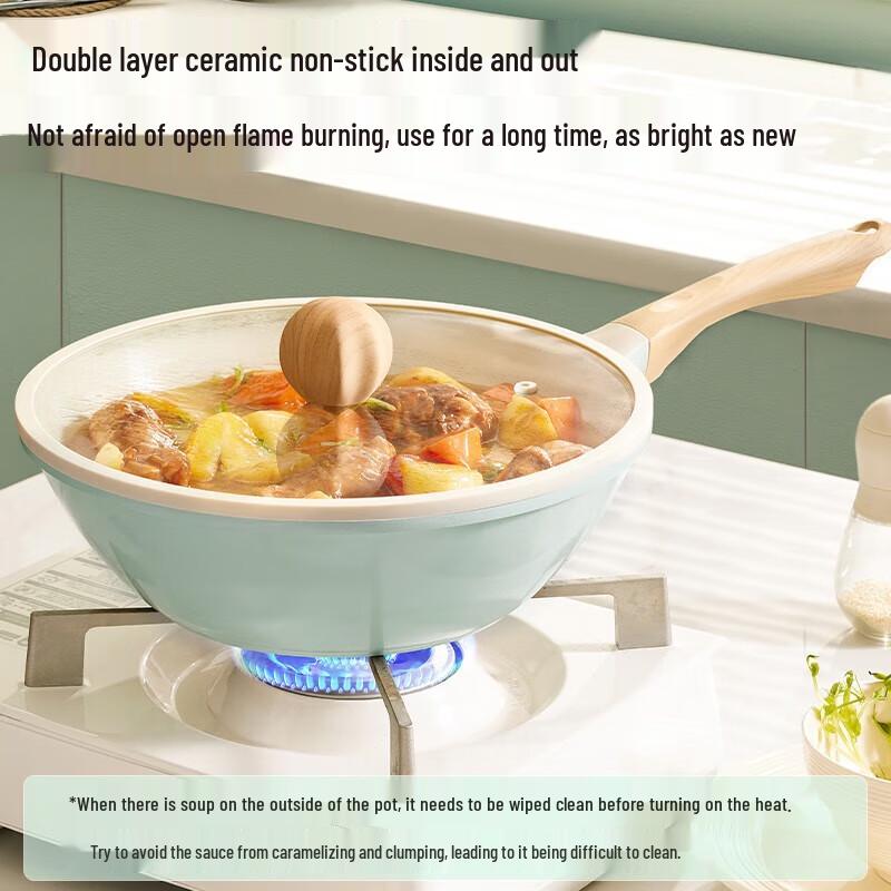 Chun Tai Huang Titan Keramik Antihaft Wok