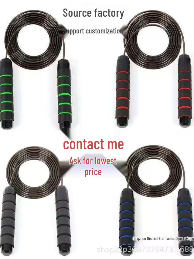 Steel Wire Weighted Jump Rope for Adult Fitness & Professional Training