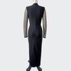 European-American Rhinestone Patchwork Luxury Party Dress