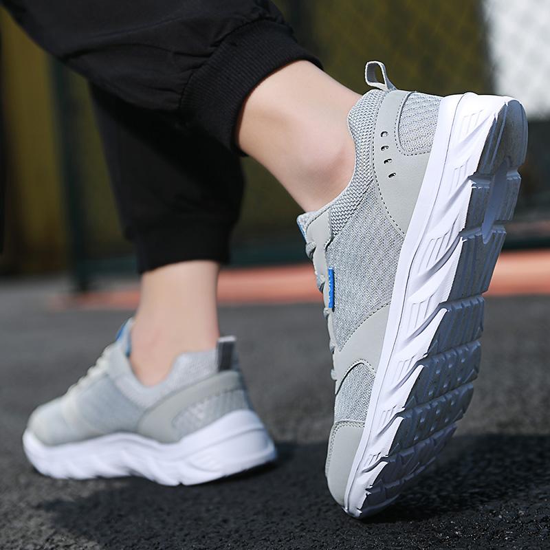 Универсальная модная однотонная спортивная обувь для мужчин — фото 3