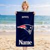 Personalized Name Patriots Fan Printed Beach Towel,a Quick-drying, Absorbent Mat Suitable for the Beach, Pool, Gym, and Travel Fans Gift 62