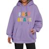 European Back-to-School Oversized Pink Printed Hoodie for Teen Girls - Y2K Academy Style