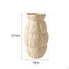 Ceramic Flower Vase, Decorative Vase Floral Arrangement Flowerpot Container Statue for