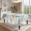 Sea Turtle Coral Rectangle Tablecloth for Table Decor Kitchen Dining Waterproof Reusable Tablecloths for Table Indoor Outdoor
