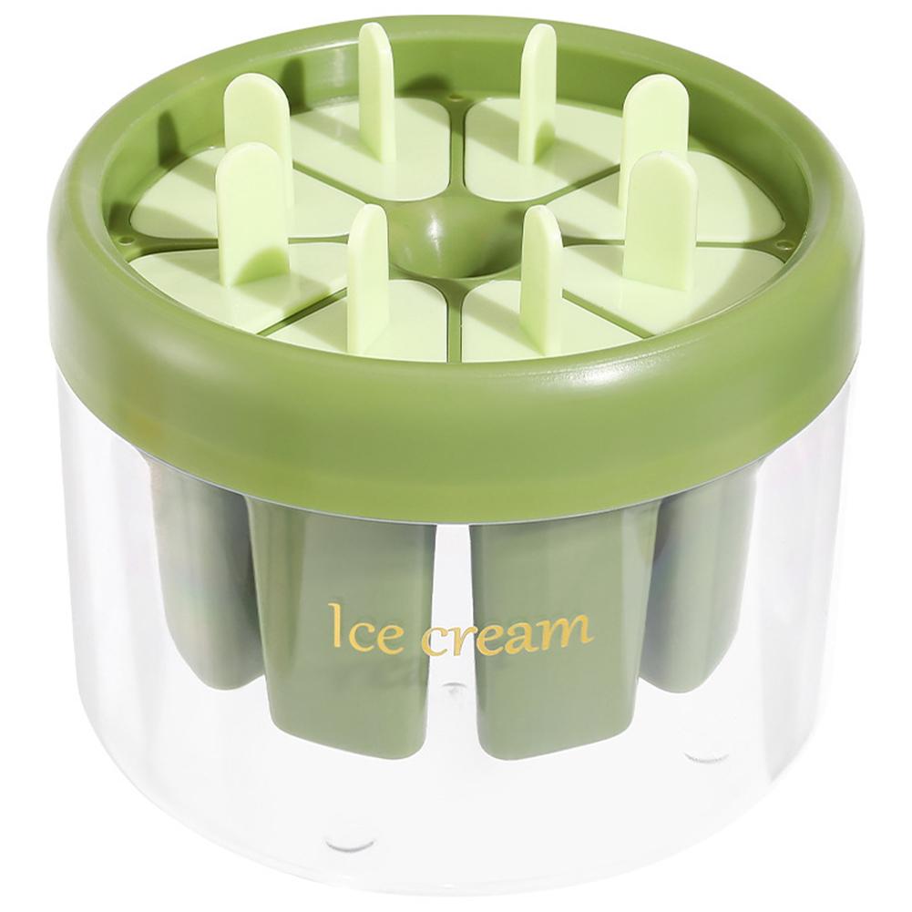 

Homemade Popsicles DIY Molds Summer Treats Green Fruit Flavored Ice Molds Ice Personalized Treats Space Efficient зелений