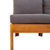 vidaXL 6 Piece Garden Sofa Set with Cushions Solid Acacia Wood