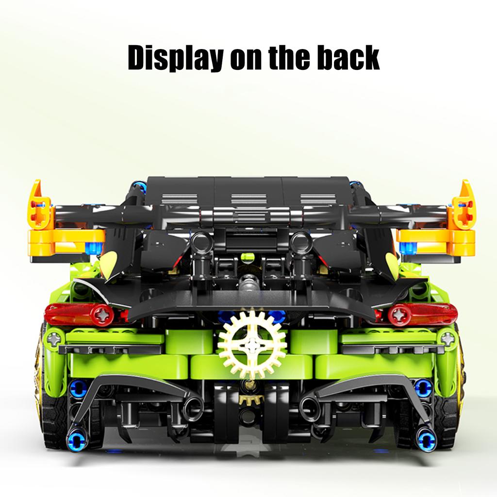 1360Pcs High-Standard Tech-Constructional Superior-Grade Racing Premium-Quality Sport High-Standard Car Building-Set First-Class Building-Bricks