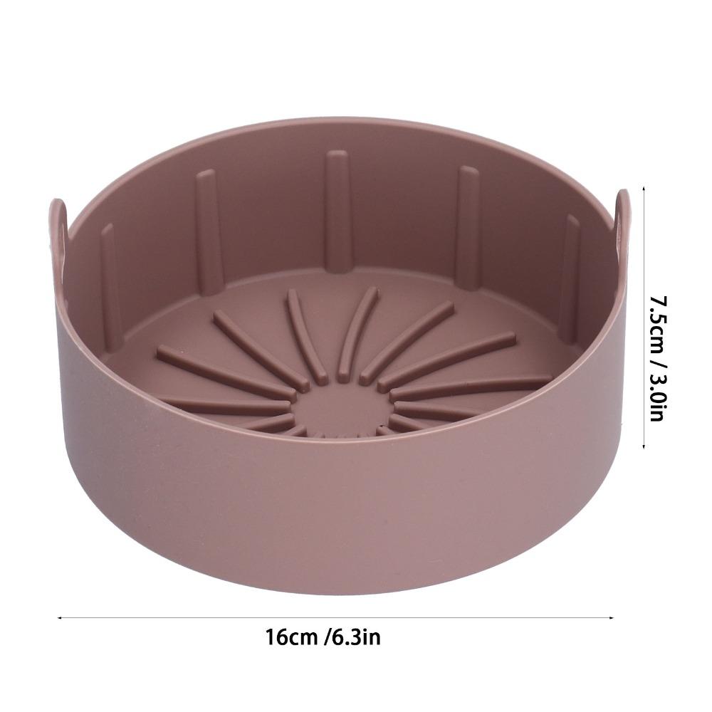 Bakeware Accessory Silicone Silicone Pot Reusable Dishwasher Safe Fryer Basket Non Stick Flexible Fryer Tray Baking and Frying