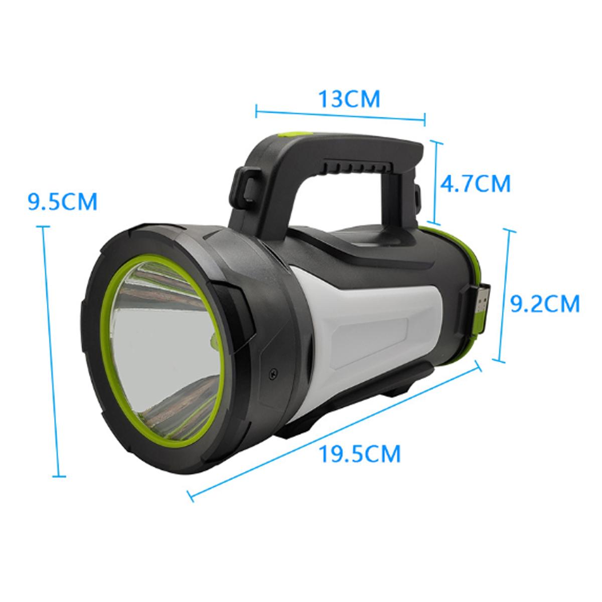 Faro manuale a LED super luminoso 10000LM CAMPEGGIO faro di ricerca torcia