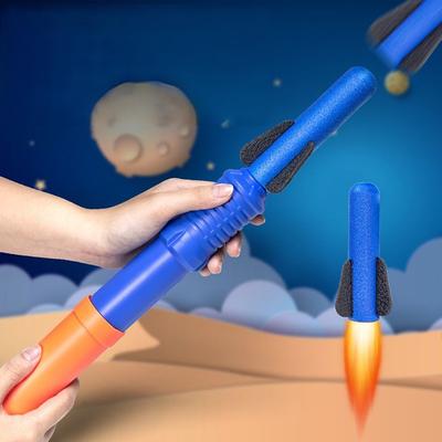 Sport Game Jump Stomp Outdoor Child Play Set Jump Sport Games Toys Kids Air Stomp Rocket Foot Pump Launcher Toys For Children