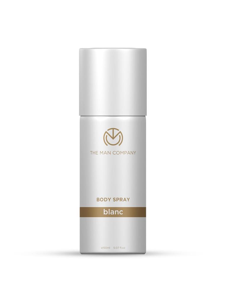 The Man Company Blanc Deodorant for Men - 150ml | Premium Long-Lasting Fragrance Body Spray | Perfect Deo For Everyday Use | Gift for Him