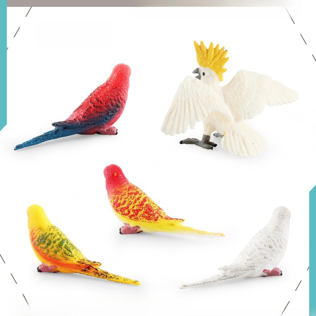 Parrot Figurine Pvc Educational Toy For Children Classroom And Home Use