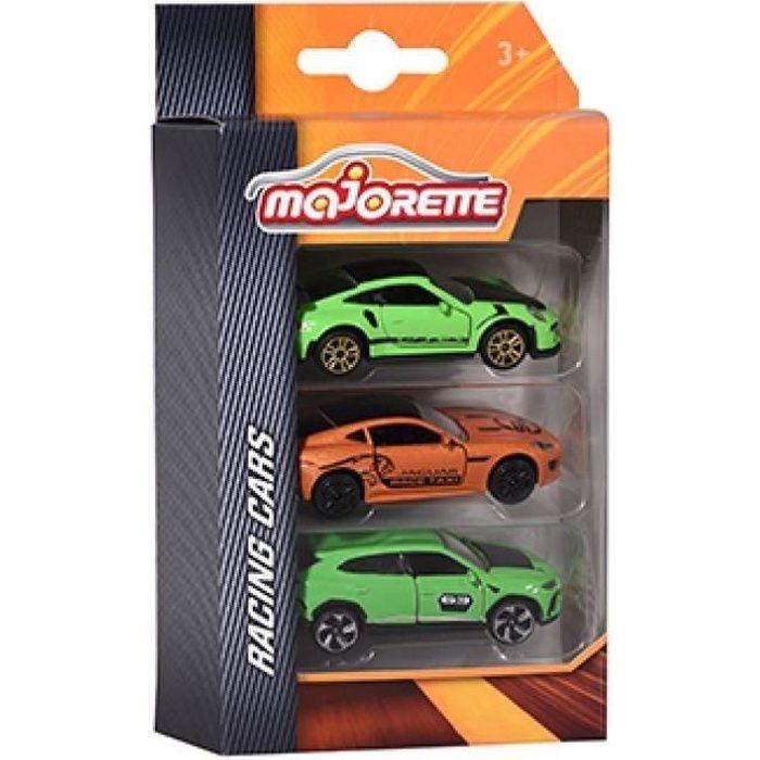 MAJORETTE Racing Set 3 Véhicules