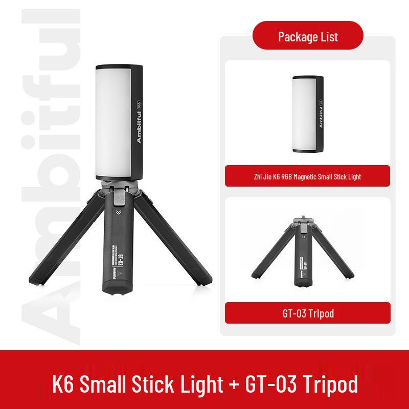 Ambitful K6 Magnetisches Mini-RGB-Softlicht für Videoaufnahmen