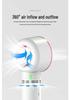 Portable Bladeless Handheld Fan and Hair Dryer with LOGO - Ideal Gift