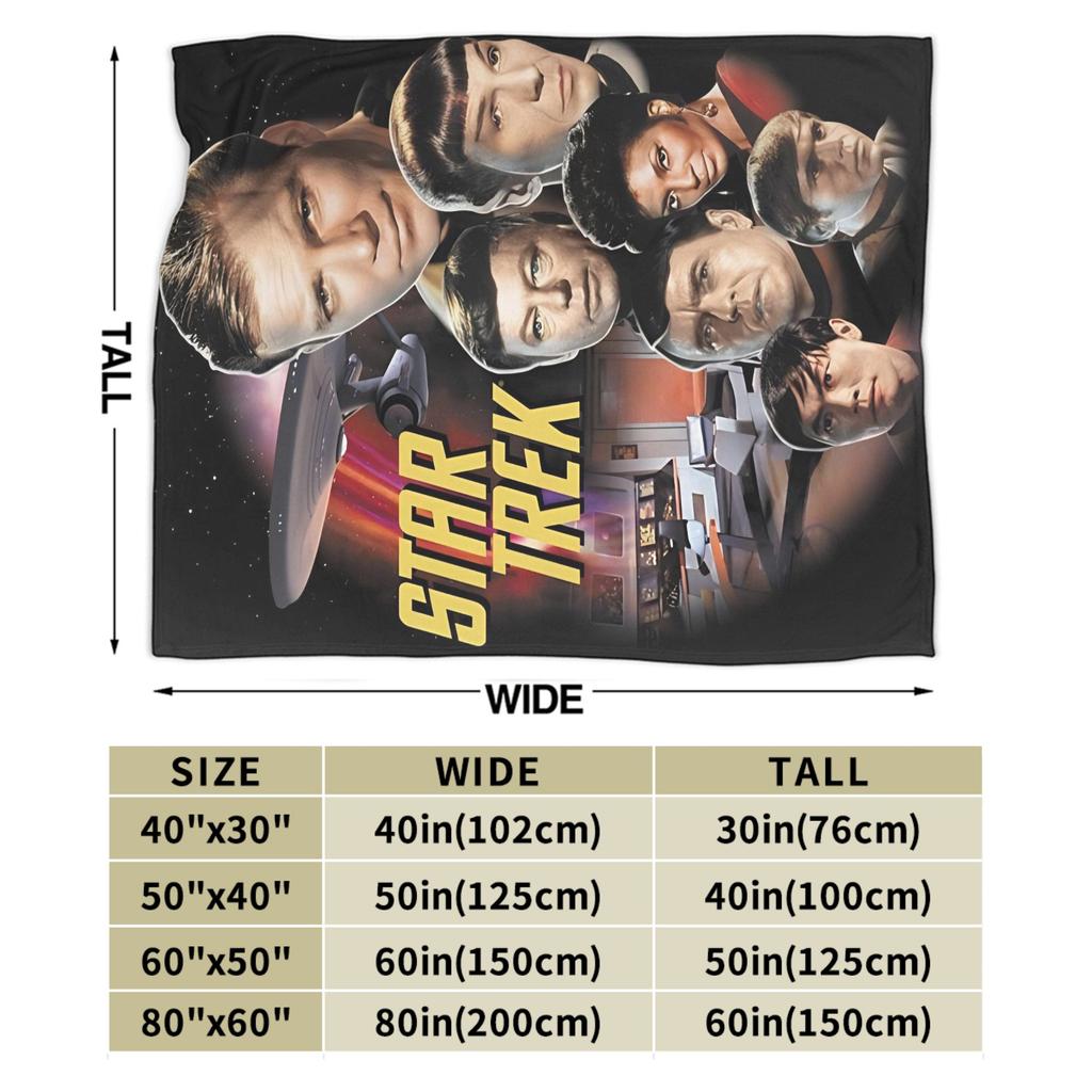 Stars Treks Groups Super Warm Blankets Starfleet Movie Travel Plush Throw Blanket Couch Chair Flannel Bedspread Sofa Bed Cover