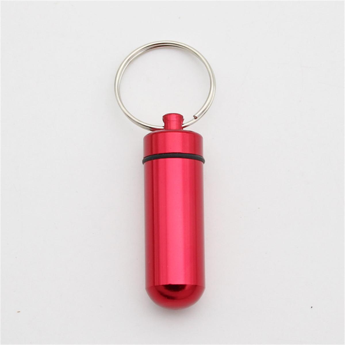 

Mini Portable Pill Box Waterproof Aluminum Cases Tablets Bottle Medicine Vitamin Pillboxs Fish Oils Container Organizer Storage