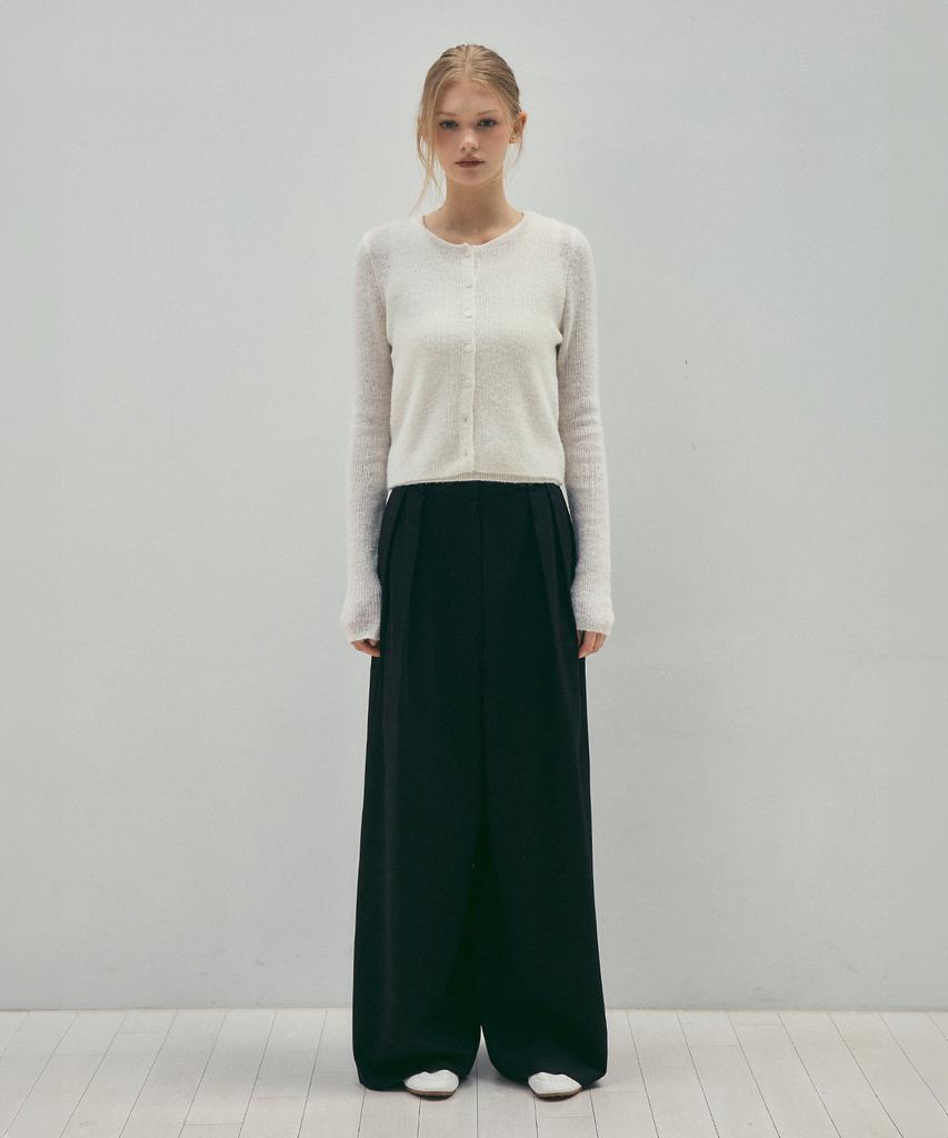 CITTA Like Skirt Maxi Wide Slacks_Ctb554(Black)