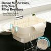 Hanging Foldable Expandable Sink Colander Kitchen Food & Fruit Residue Filter Basket Space-Saving Sink Strainer for Home Kitchen