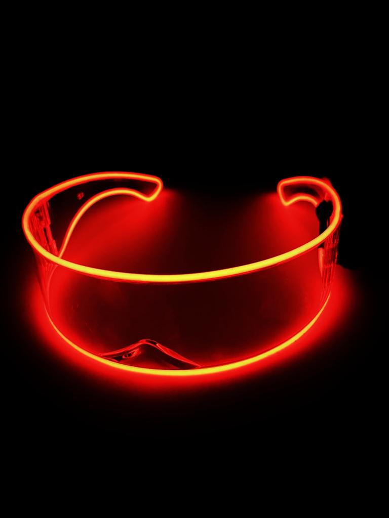 Coole Technologie leuchtende Brille LED Disco Tanzen leuchtend KTV Bar elektrische Silbe Atmosphäre Requisiten ohne Batterien.