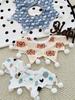 Korean Style Baby Bibs: Octagonal Pompom Design, Anti-Regurgitation for Newborns