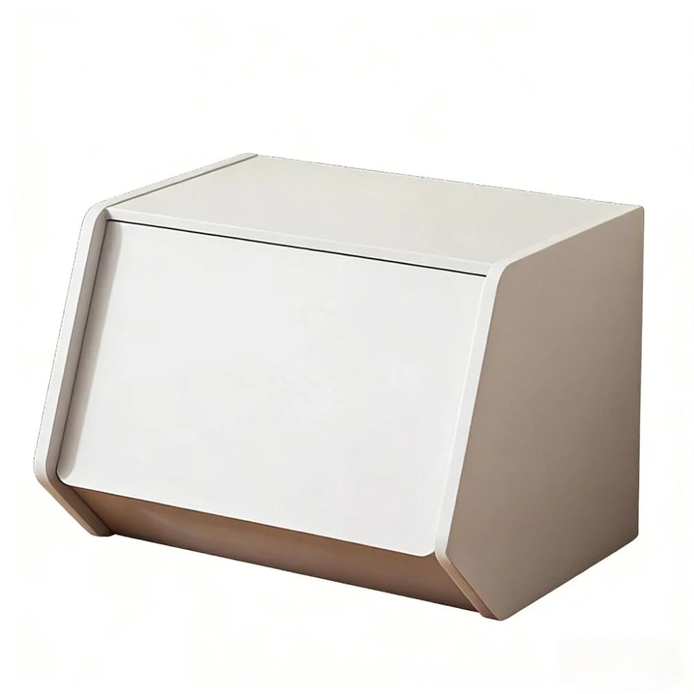 Display Cabinet Storage Bookcase Toy Storage Box Bedside Cabinet Household Doors Durable Organization Solution for Home Office