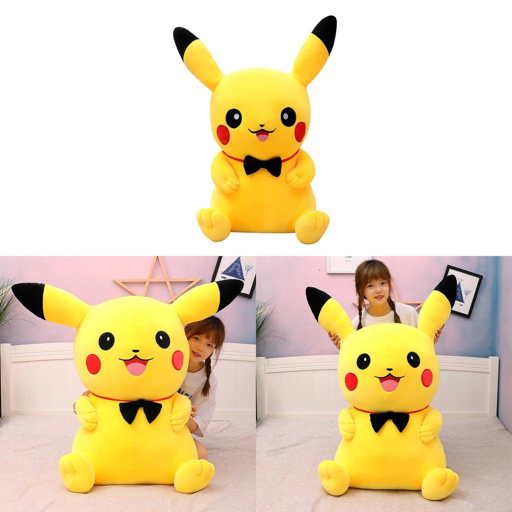 Pokmon Pikachu Plush Toy Bow Tie Stuffed Animal With Soft Pp Cotton For Kids Gift Special Characters Included
