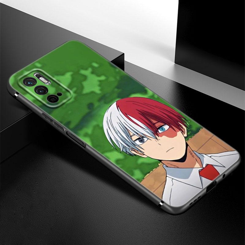 My Hero Acadamia Phone Case For Xiaomi Redmi Note 7 8 9 10 Lite 11 11E 11T 12 Pro 11S 4G 10T 5G 8T 9S 10S Soft TPU Black Cover