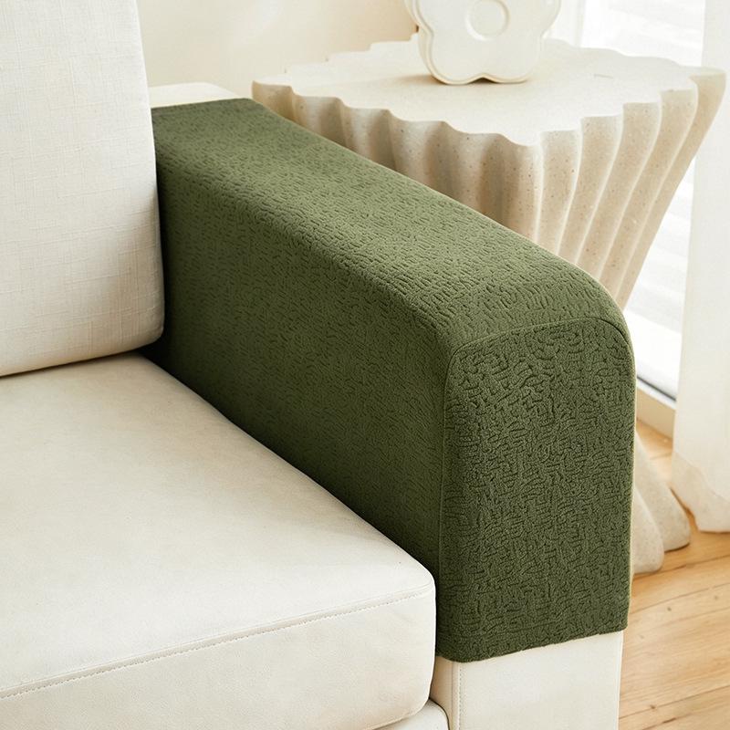 Thickened Anti-Stain Elastic Sofa Armrest Covers - Simple, Protective Fabric, New Model