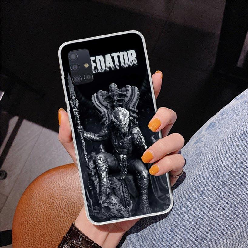 Alien Vs Predator Painted Phone Case For Samsung Galaxy A52 A32 A22 A12 A51 A31 A50S A30S A20S A10S Note 20 Ultra 10 Plus S10 A7